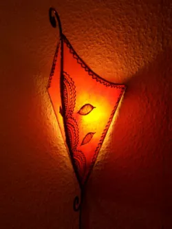 Orient Wandlampe aladin Orange