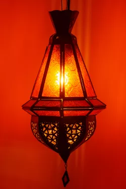 Marokko Deckenlampe Moulay Rot