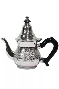 Marokkanische Teekanne Eldina silberfarbig - 200ml