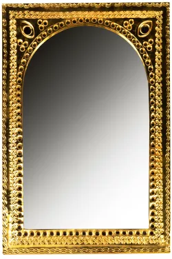 Orientalischer Spiegel Badspiegel Igballe Goldfarben