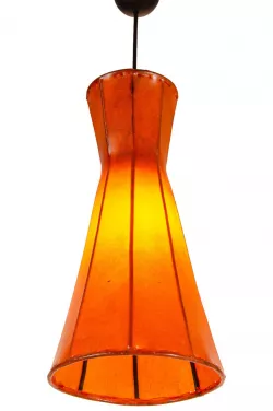 Vintage Hängeleuchte Küchenlampe Jinjin Orange