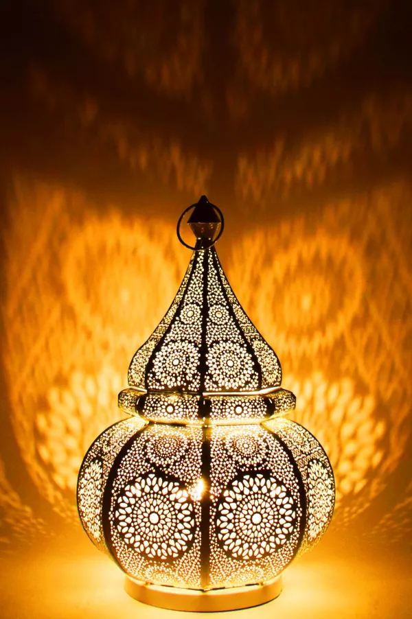 Orientalische Hennalampe Nachttischlampe Tischleuchte Stehlampe Lampe Marokko 