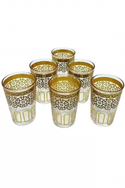 Gläser Orient Teegläser Marokko Oriantalisch Handarbeit 0,2 L vintage shabby