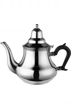 Marokkanische Arabisch Design 3in1 auch als Kaffeekanne Wasserkocher. 0,8 mit Deckel Teefilter Schnabel & Griffe Ramadan24 Teekanne mit Induktion aus Edelstahl 