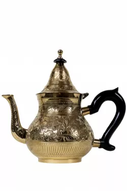 II.Choice Oriental moroccan Teapot Abidin gold colored- 1000ml -BWARE