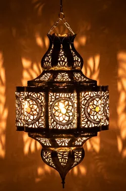 II.Choice Oriental Lamp Pendant Arouba Silver -BWARE 
