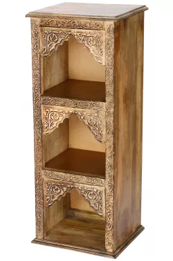 II.Choice Oriental Shelf made from Wood Asmara Brown -BWARE 