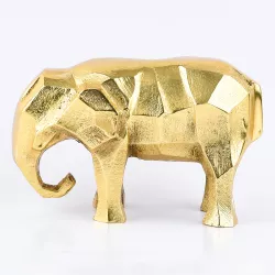 Animal Figurine Table Decoration Elephant Gold