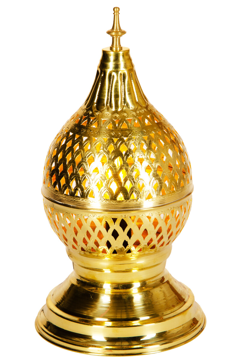 Orientalische Messing-Tischlampe Ishrat  box