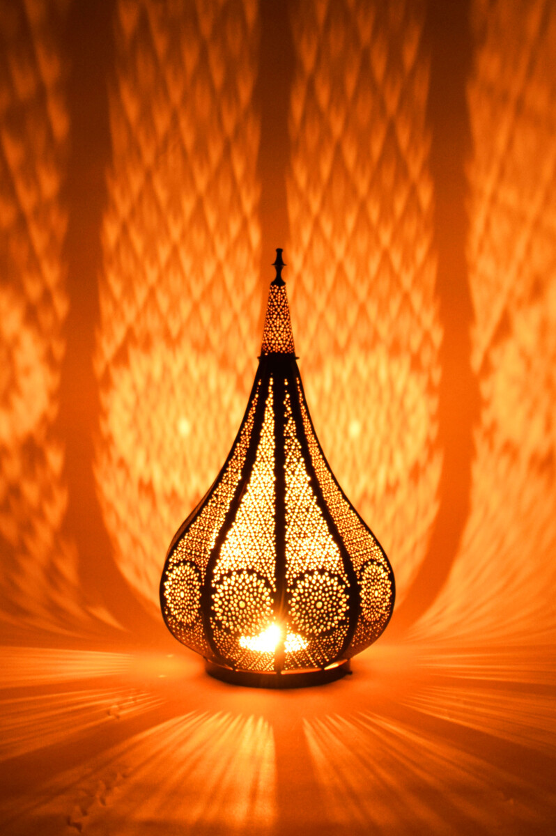 Orientalische Gartenlaterne Ezana modern box