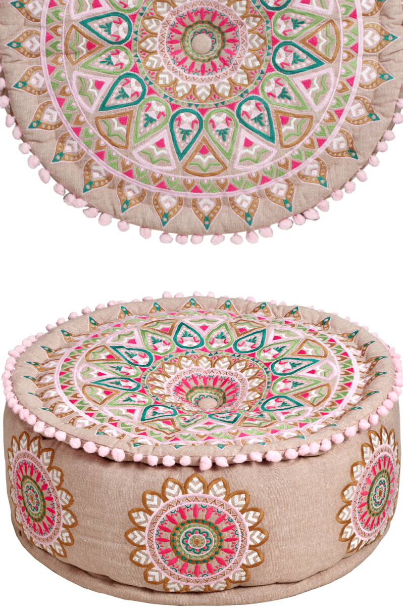 Orientalischer Pouf Badar -1- modern aus box