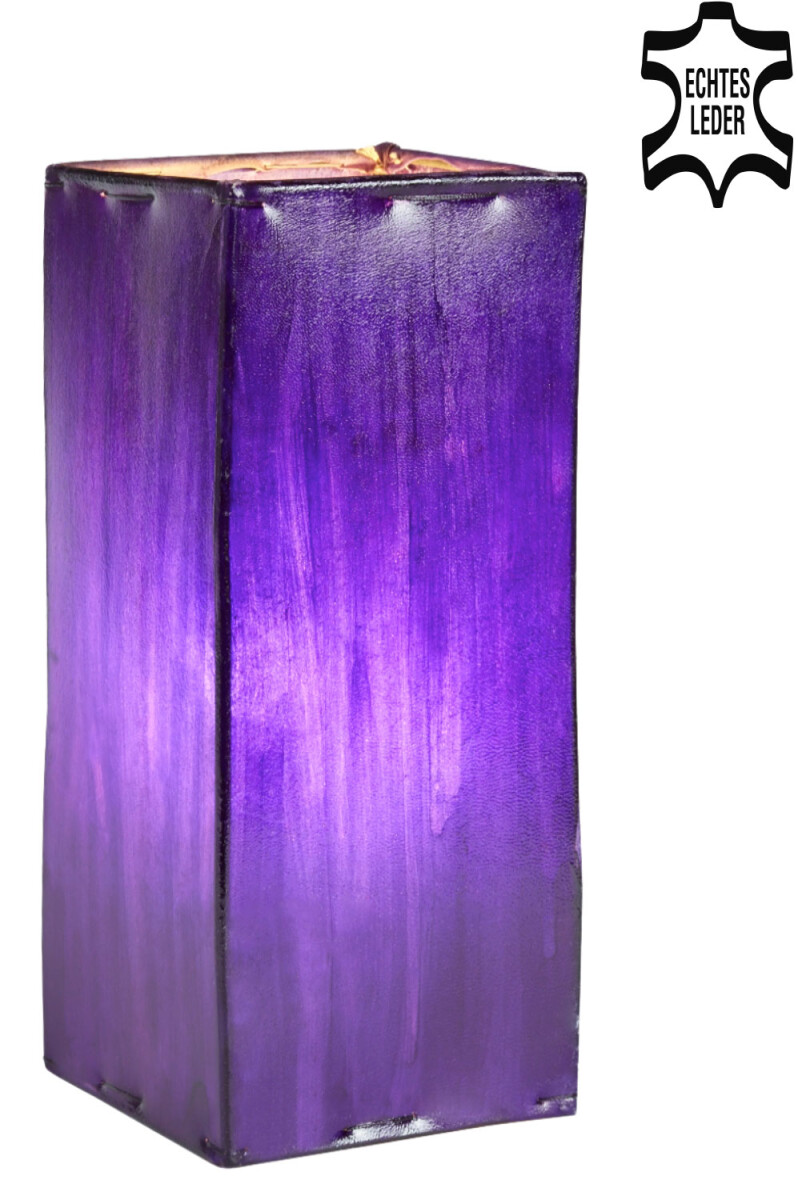 Orientalische Lederlampe Janka handgefer box