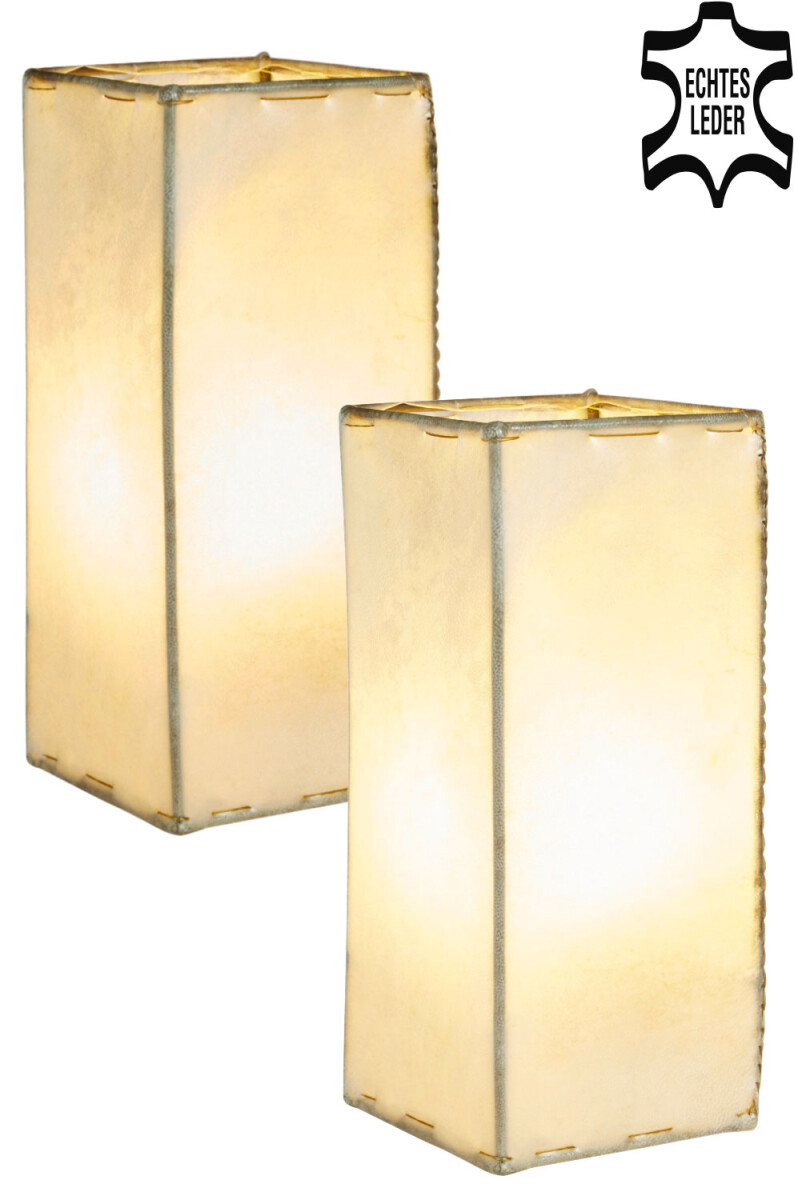 2er Set Orientalische Lederlampe Janka N box