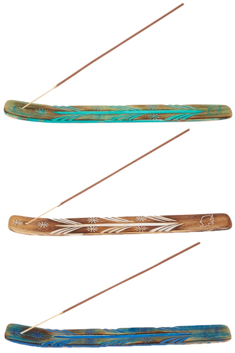 3er Set Räucherstäbchenhalter Ashot | Handgeschnit