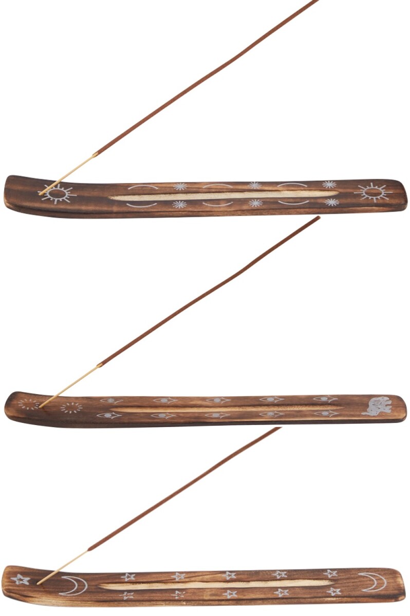 3er Set Räucherstäbchenhalter  box