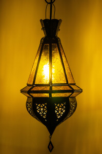Deckenlampe Moulay Orange 45cm | Orientalische Lampe aus...