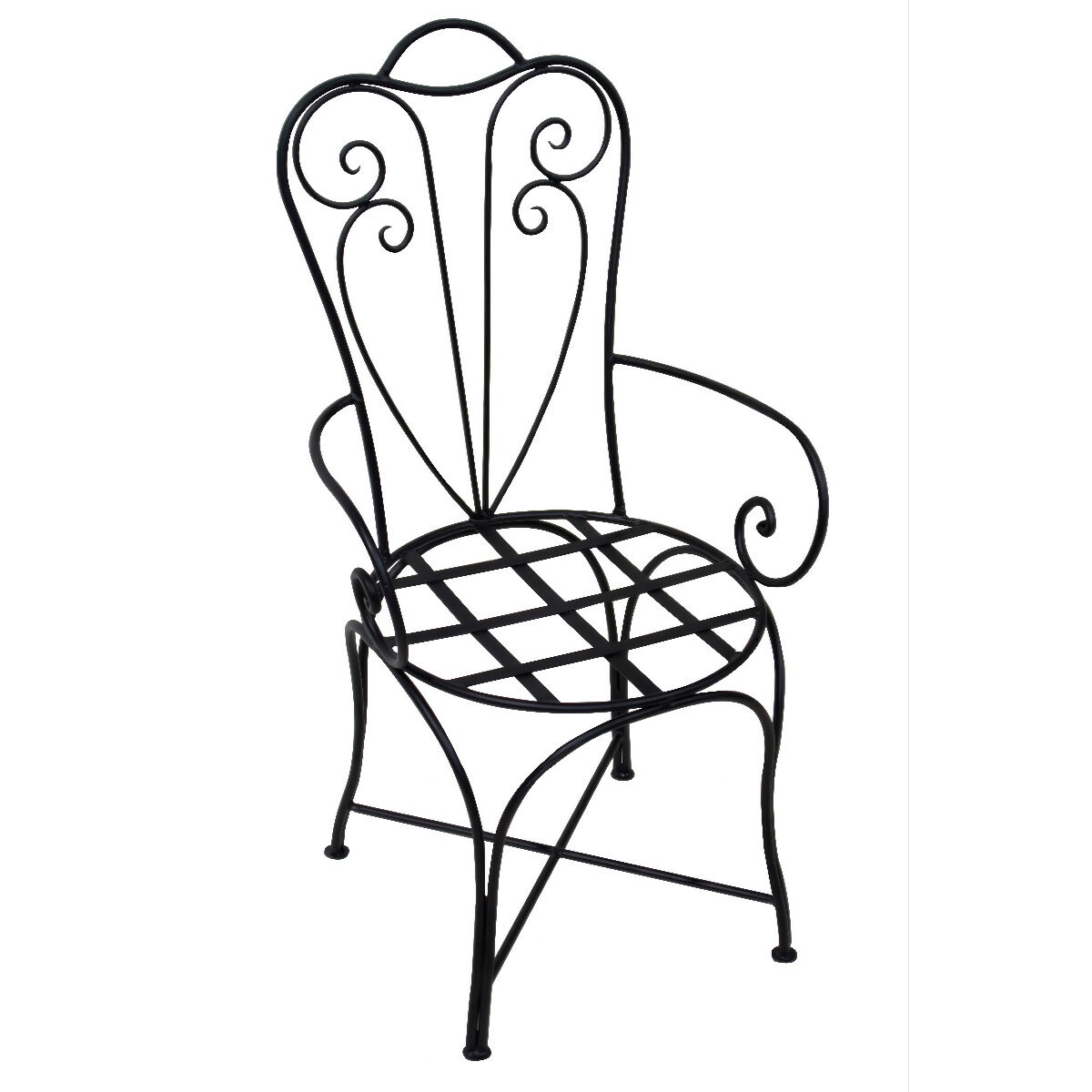 Eisenstuhl Stuhl Marbella handgeschmiedet | Gartenstuhl Medi