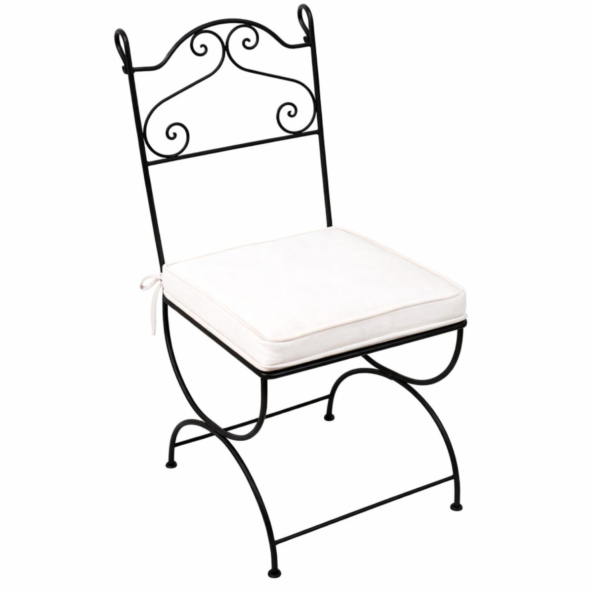 Eisenstuhl Stuhl Malaga handgeschmiedet | Gartenstuhl Medite