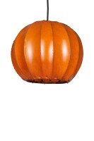 Moderne Esstischlampe Mailin Orange | Leder & Eisen handgefertigt