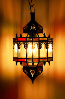 Hängeleuchte Alia Multi 50cm | Mediterrane Pendelleuchte Glas Metall