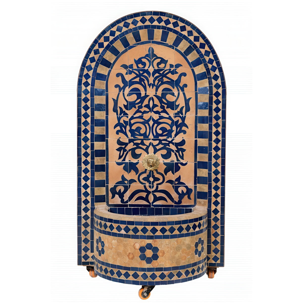 Marokkanischer Mosaikbrunnen Granada Bla box