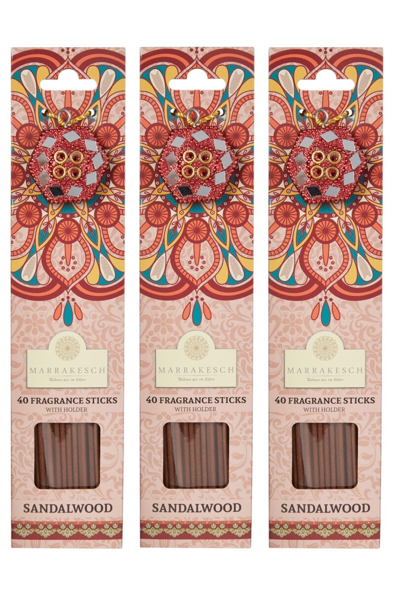3er Set Indische Räucherstäbchen Sandelholz aus Na