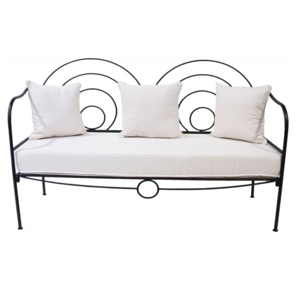 Mediterranes Eisensofa Coruna klappbar 1 box