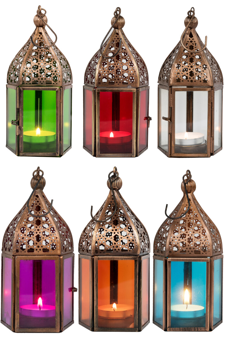6er Set Orientalische Laternen Meena aus box