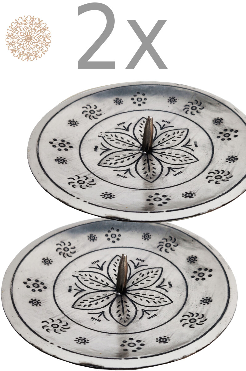2er Set Orientalischer Kerzenhalter Jain box