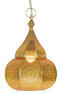 Orientalische Lampe Esstischlampe Ilham Gold - 40cm