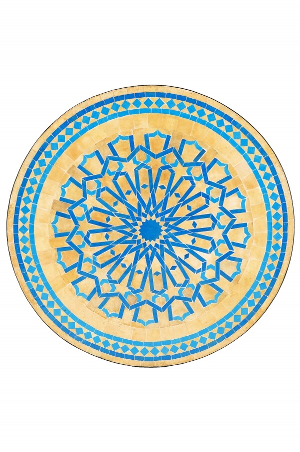 Marokkanische Mosaikplatte Alcazar Beige box