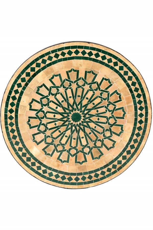 Marokkanische Mosaikplatte Alcazar Beige box