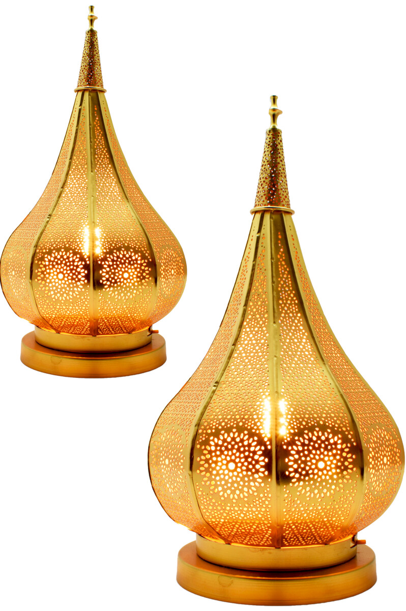 2er Set Orientalische Tischlampe Kais mo box
