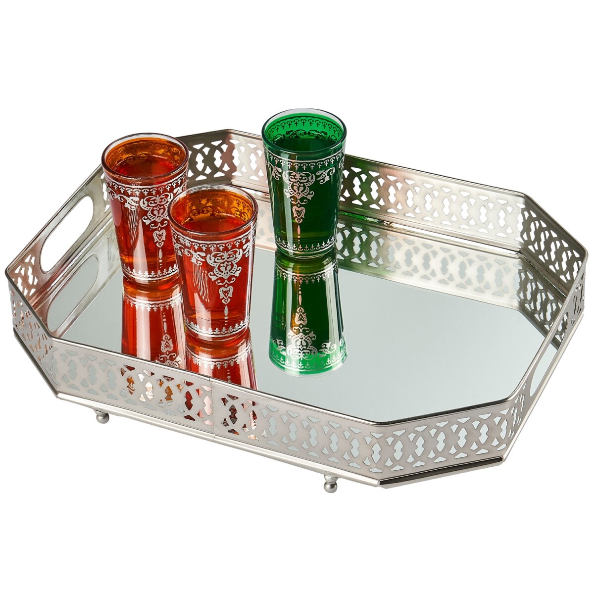 Orientalisches Spiegeltablett Agata aus  box