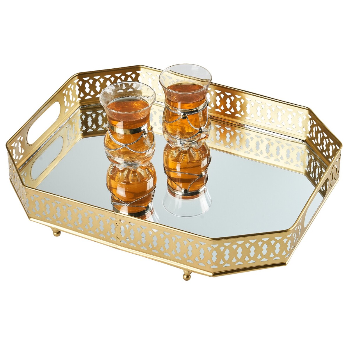 Orientalisches Spiegeltablett Agata aus  box