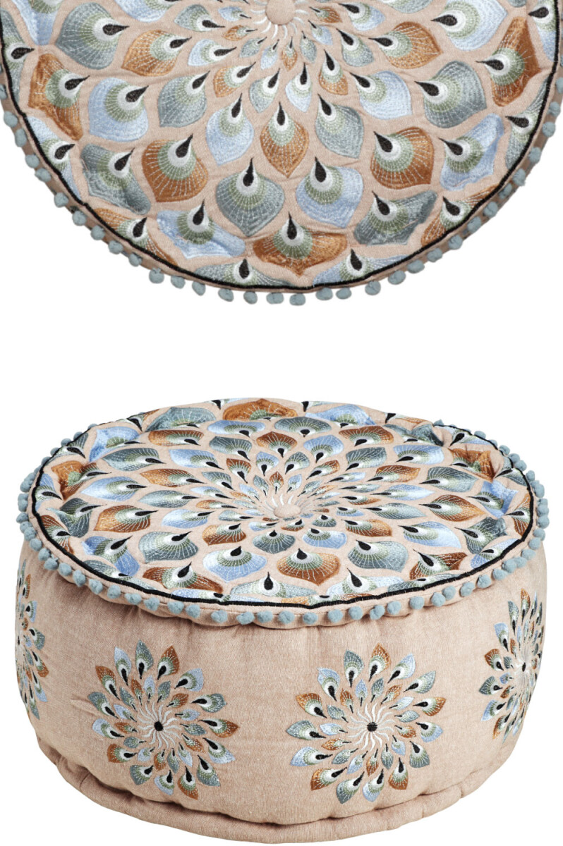Orientalischer Pouf Azet -2- handgemacht box