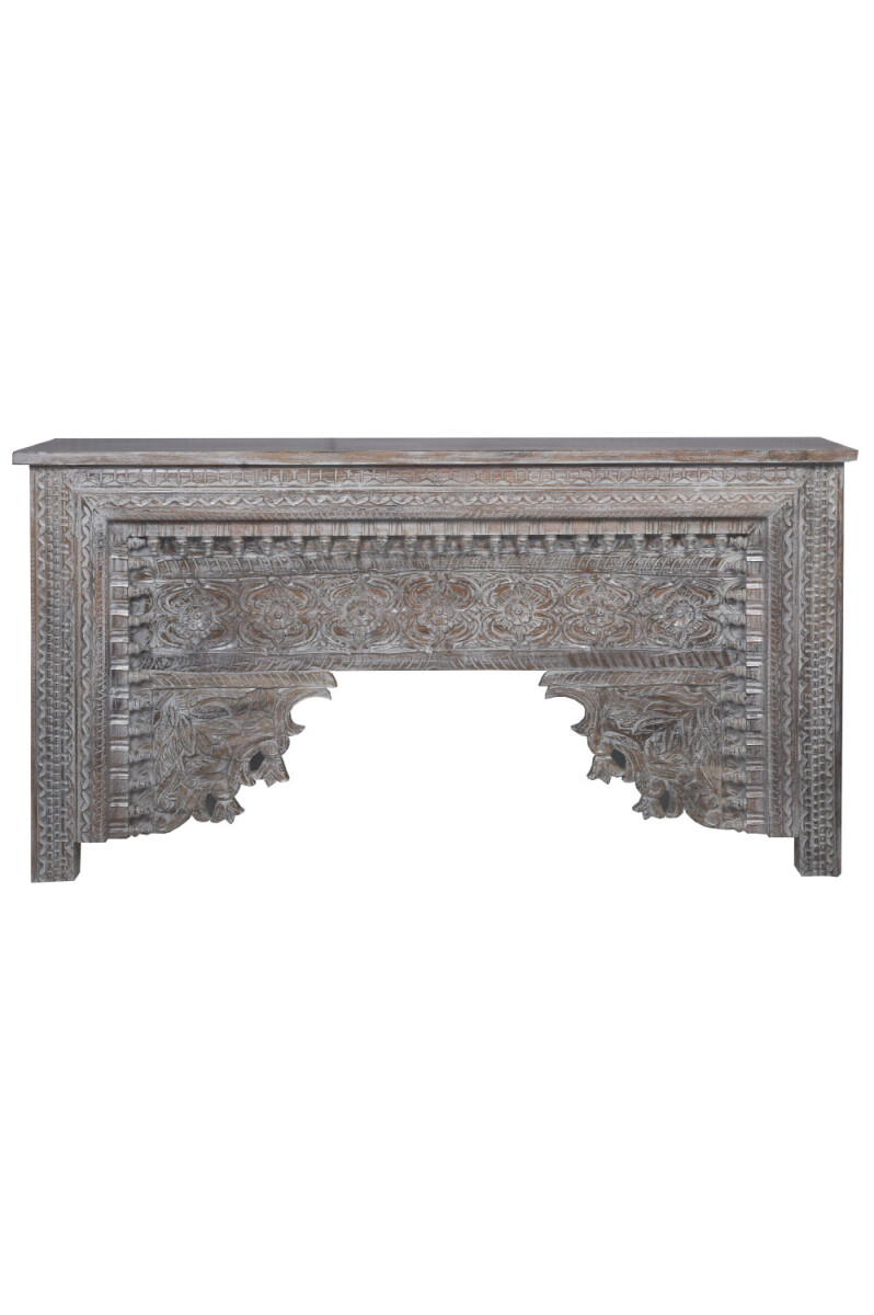 Orientalische Holz Konsole Anrichte Gass box