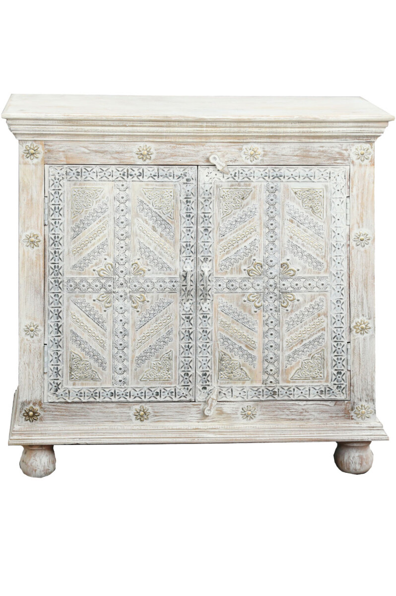 Orientalische Massivholz Kommode Anricht box