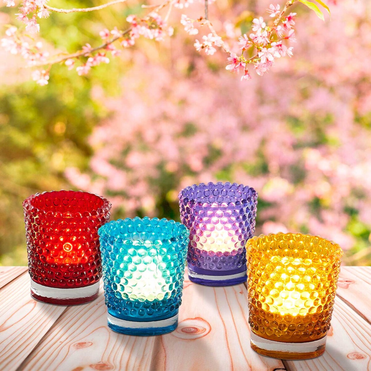 4er Set Orientalisches Teelichtglas Alia box