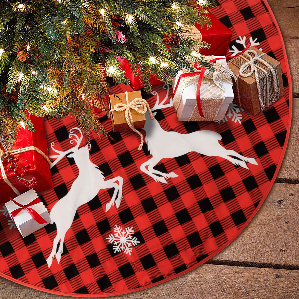 Weihnachtsbaumdecke Rock Motiv 3 handgef box