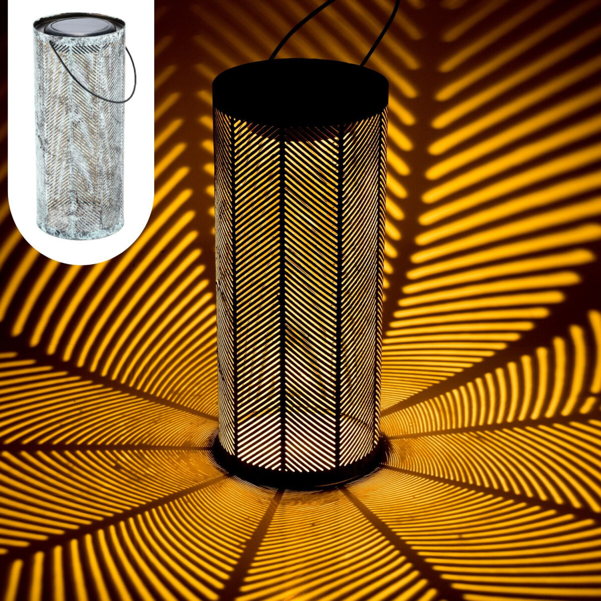 Skandinavische Solarlaterne Bamba handge box