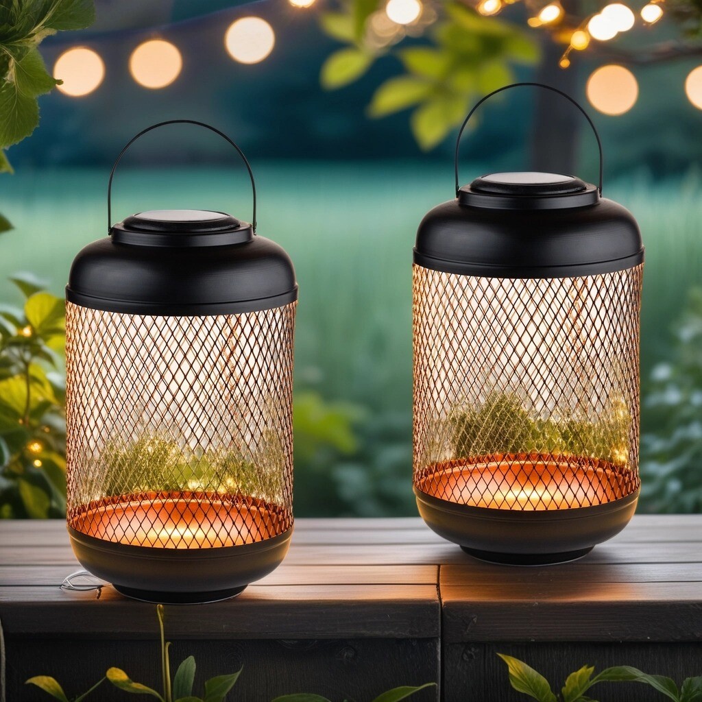2er Set Moderne Solarlaterne Digby moder box