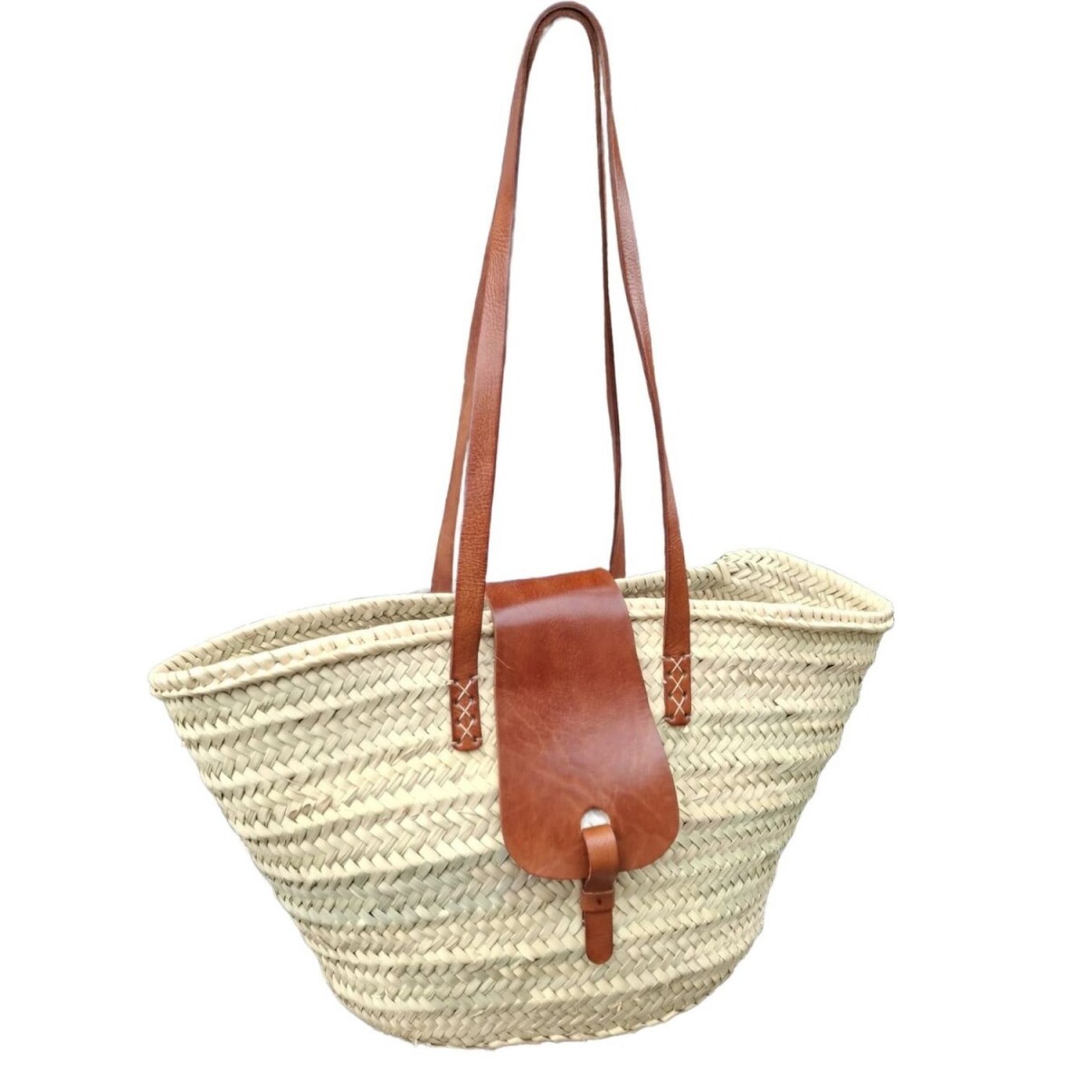 Ibiza Korbtasche Solana modern aus Palmb box