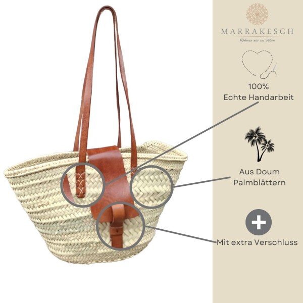 Ibiza Shopper Tasche für Damen 50x30 Strandtasche Ibiza Shopper H
