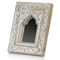 Boho Deko Spiegel Schminkspiegel Goul 25cm