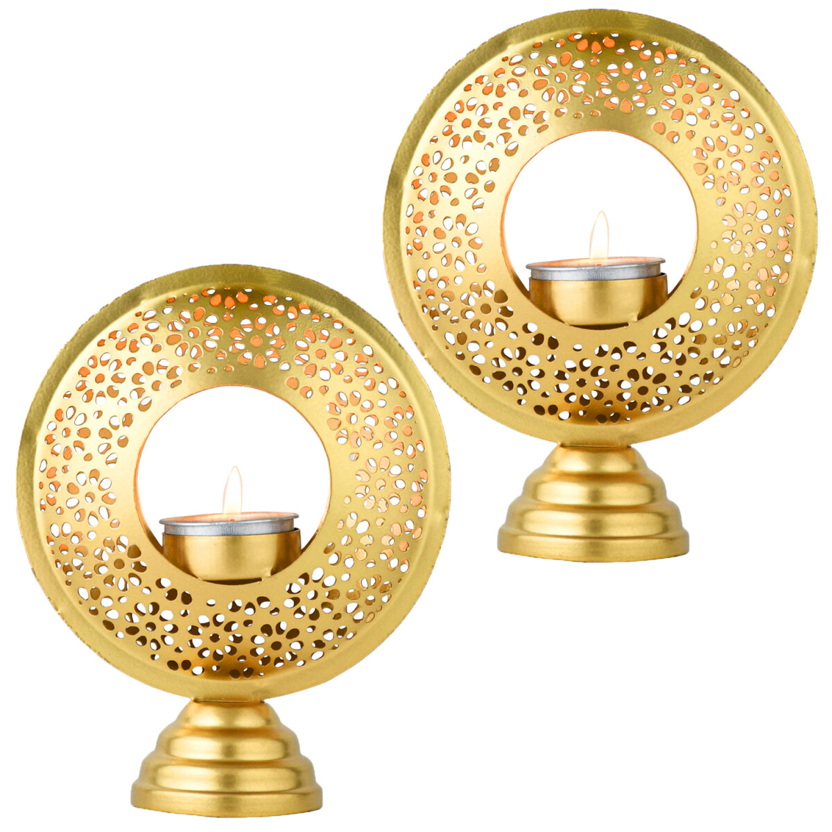 2er Set Orientalischer Teelichthalter Am box