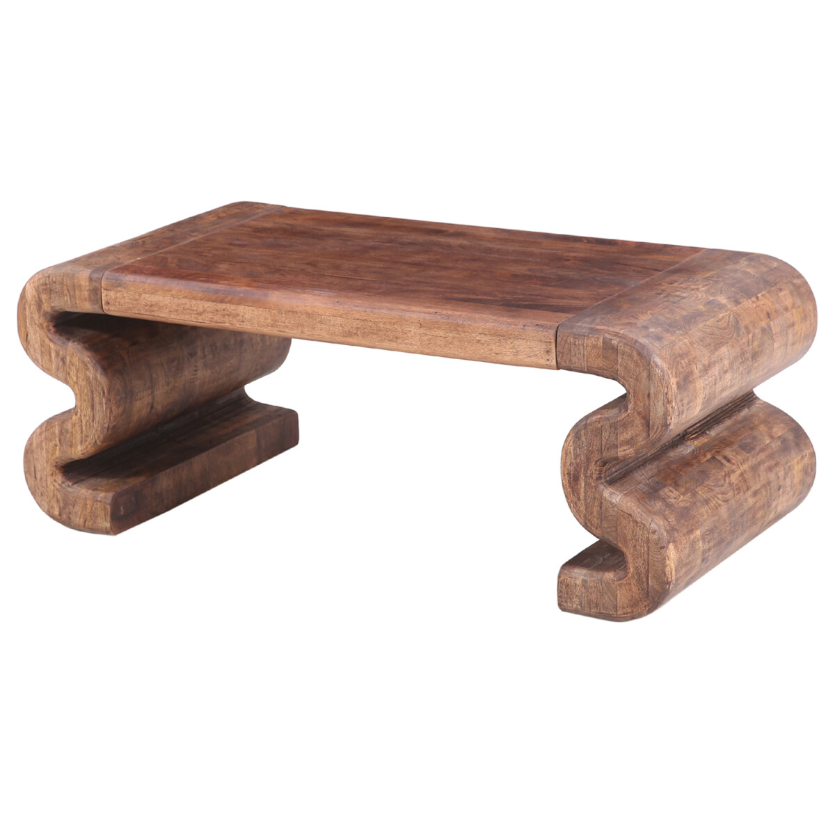 Retro Couchtisch Adelfia handgemacht aus box