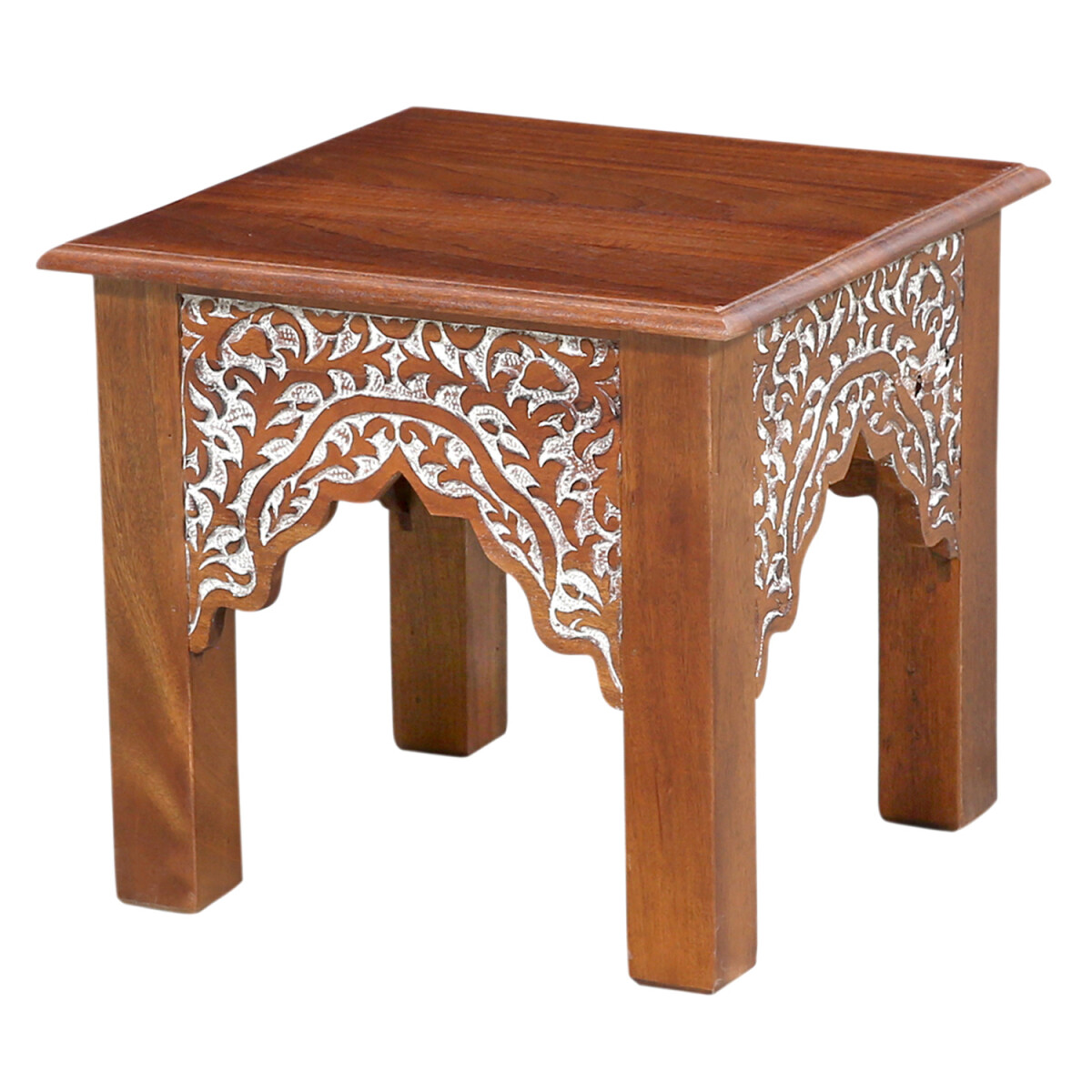 Acelya – Orientalischer Couchtisch aus Mangoholz mit S
