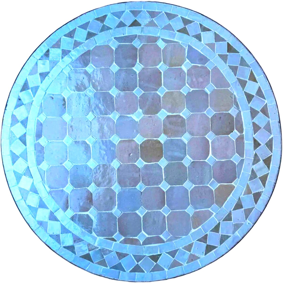 Mosaikplatte Marrakesch Natur Weiss - Ru box