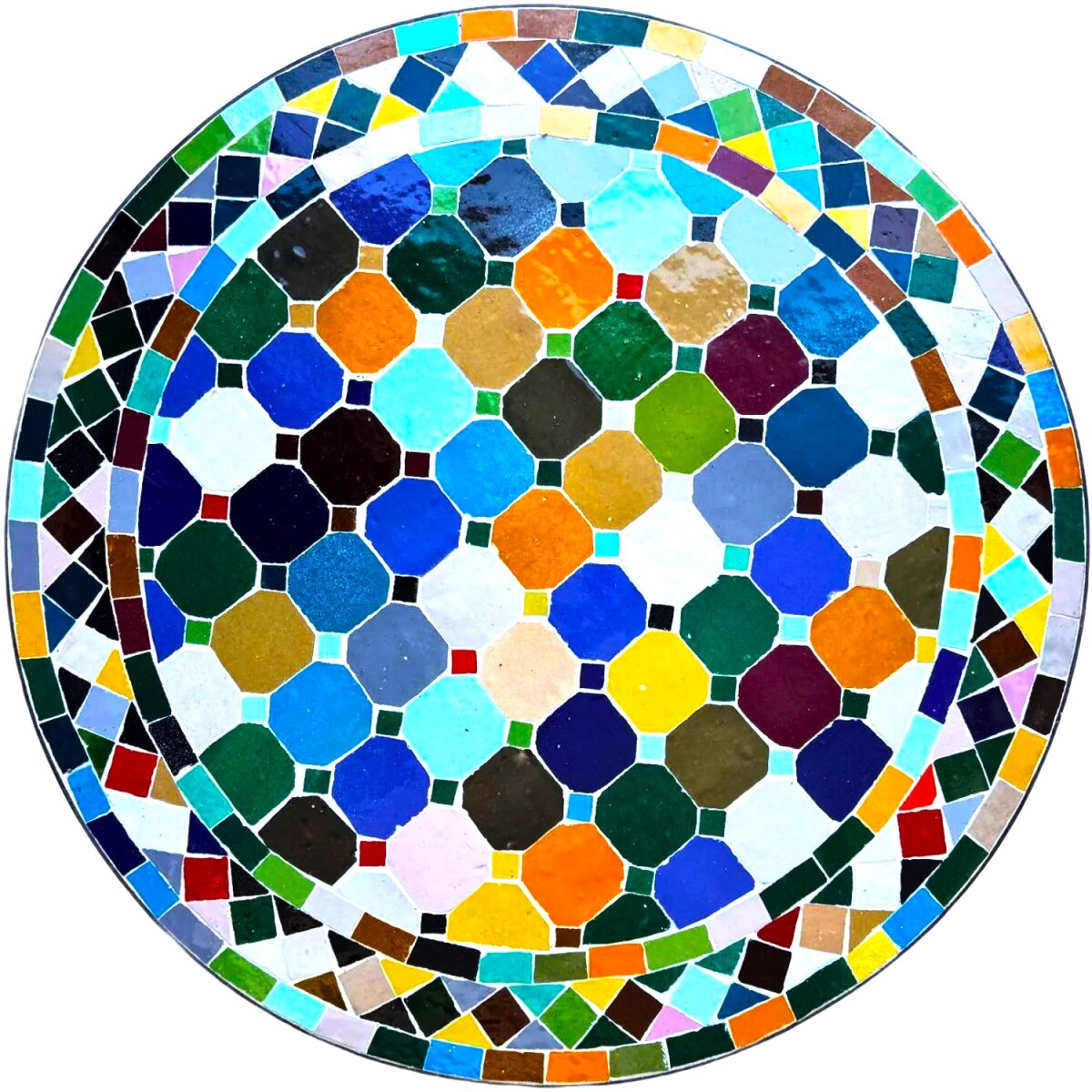 Marokkanische Mosaikplatte Marrakesch Bu box